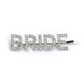Hairpin “BRIDE” with Rhinestones in silver tone