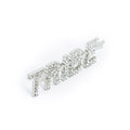 Hairpin “TRIBE” with Rhinestones in silver tone
