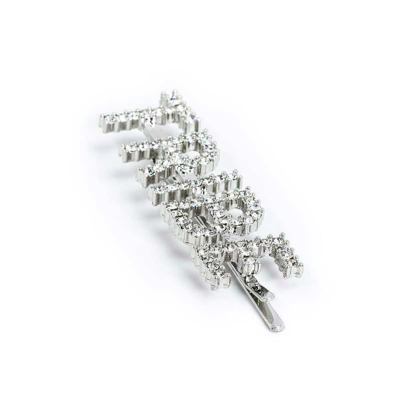 Hairpin “TRIBE” with Rhinestones in silver tone